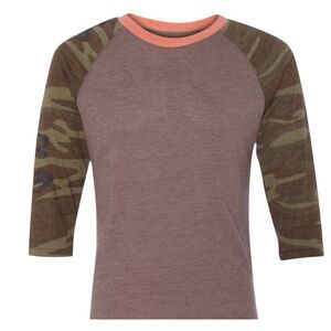 Alternative Camouflage Sleeve Raglan Shirt
